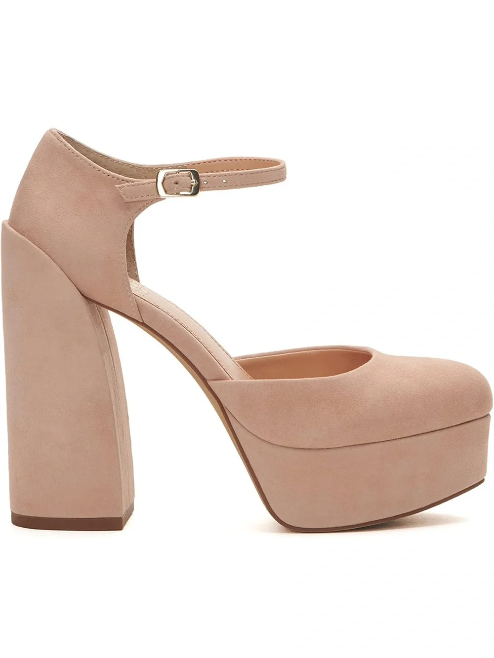 NWT Vince Camuto Grelena Platform Mary Jane Heels in Blush Pink